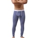 thumbnail image 1 of Minnieouse Pantalones térmicos para hombre, Color rayado, cálido, grueso, fino, pijama, pantalones ajustados de algodón, cómodos, ropa de casa para Camisetas Azul Minnieouse AP013562-04, 1 of 1