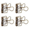 thumbnail image 4 of 50Pcs Metal  Clips Hollow Design Strong Clamping Force Long Service Life Versatile, For Document Organization, 4 of 8