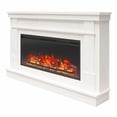thumbnail image 4 of Ameriwood Home Elmcroft Wide Mantel with Linear Electric Fireplace, Black Oak, 4 of 9