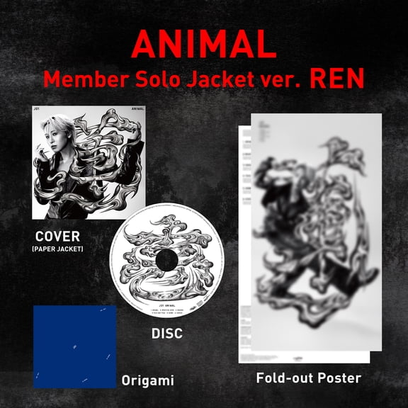 Jo1 - Animal: Member Solo Jacket Ver. Ren - Music & Performance - CD