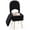Black - Large, variant on ATHOPE Vanity Chair with Storage and Folding Back, Small Vanity Stool with Anti-Slip Legs, Square Faux Fur Soft Ottoman, Makeup Chair for Bedroom, White, 13.4"W x 15"D x 30"H