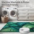 thumbnail image 5 of ODIKA 8'x10' Machine Washable Non-Slip Area Rug, Tropical Oasis with Lush Green Leaf and Charm High Traffic Rug, Green, 60456, 5 of 7