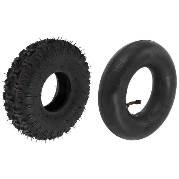 Tubo Interior 4,10/3,50-4, Tubo Exterior 4,10-4 para Jardín Rototiller Quitanieves Cortacésped Camión de Mano Carretilla Go Cart Kid
