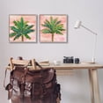 thumbnail image 2 of Tropical Palm Trees Glam Detail Botanical & Floral Graphic Art Gray Framed Art Print Wall Art, Set of 2, 2 of 8
