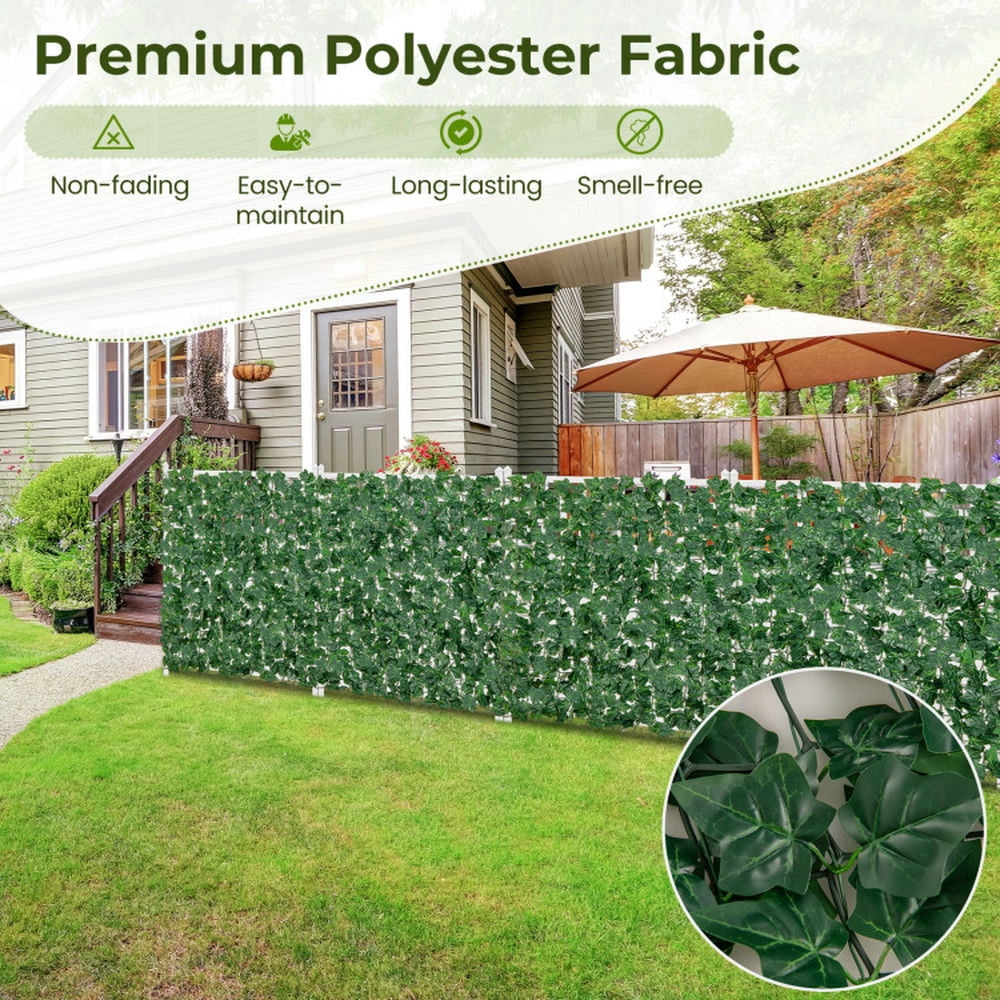 Barara King Artificial Plant, Tall Fake Plant, Indoor Home Décor, 120 x 40 Inch Artificial Ivy Privacy Fence