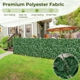 thumbnail image 2 of Canddidliike 120 x 40 Inch Artificial Ivy Privacy Fence, Large 3D Lifelike Ivy Hedge, Artificial Fence for Indoor and Outdoor as Living Room, Garden, Courtyard, Green, 2 of 5