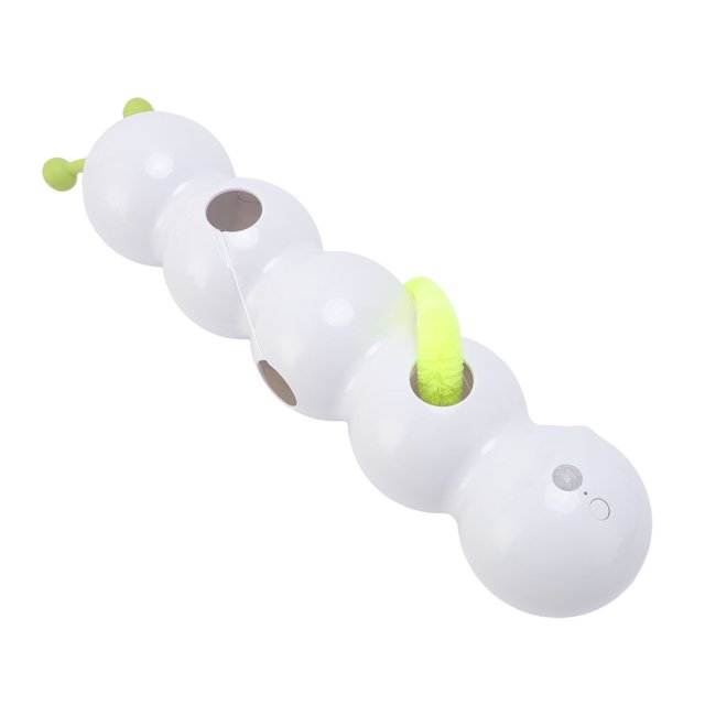 Toy de Gato Eléctrico, Juguete de Oruga de Mascotas Multifuncional de Plásstico para Kitty Gatito