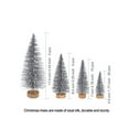 thumbnail image 7 of (Clearance) BNNG 30PCS Mini Sisal Trees, Artificial Mini Christmas Trees Bottle Brush Trees with Wooden Base for Xmas Winter Home Table Decoration Christmas Table Top Decor Winter Crafts Ornaments, 7 of 7