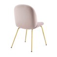 thumbnail image 3 of Heavenly Collection Chaise en Velours Rose, 3 of 3