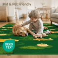 thumbnail image 4 of ODIKA 5'x7' Washable Area Rug Non-Slip, Low Pile, Stain Resistant Golf Koi Bug Landscape Goldfish Swimming Botanical Pond Cartoon for Guest Room, Lounge, Apartment, 4 of 7