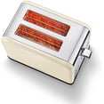thumbnail image 3 of Savania 2-Slice Stainless Steel Bread Toaster, Wide Slot with LCD Display, Control Panels, Bagel/Defrost/Cancel Functions, 6 Setting Shade Dial, Removable Crumb Tray, 3 of 7