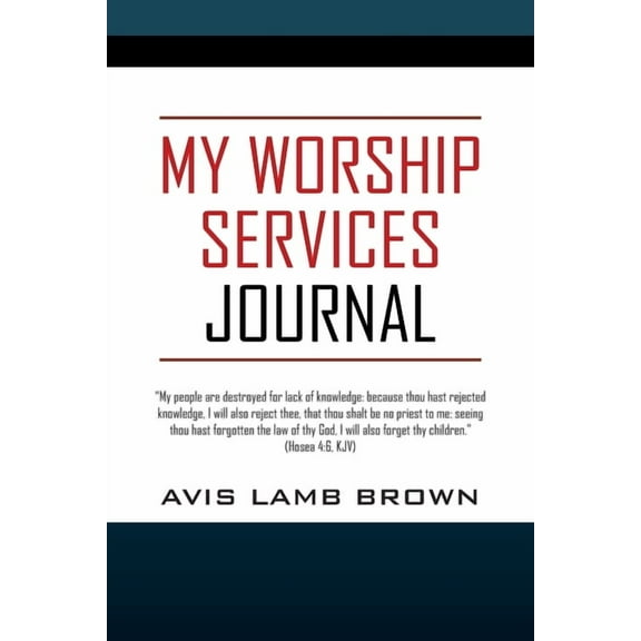 My Worship Services Journal, (Paperback)