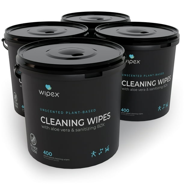 Wipex Fitness Equipment Wipes BZK Antibacterial Wipes and All Purpose
