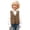 Coffee, variant on Boys Formal Suit Vest Solid Dress Waistcoat Vest Sleeveless Open Front Jacket Coat