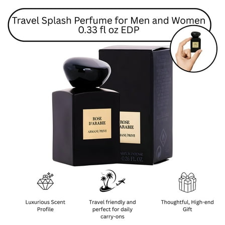 GIORGIO ARMANI Prive Rose D'arabie Eau de Parfum, 0.25 Fl Oz Miniature Perfume for Men and Women