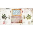 thumbnail image 3 of Villa, Milli 18x11 Black Modern Framed Museum Art Print Titled - Floral Bathroom 1, 3 of 5