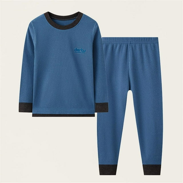Cowsor Pyjama Doux en Modal pour Filles, Ensemble Douillet à Manches Longues, Tenue de Nuit, Ensemble de Pyjama 2 Pcs