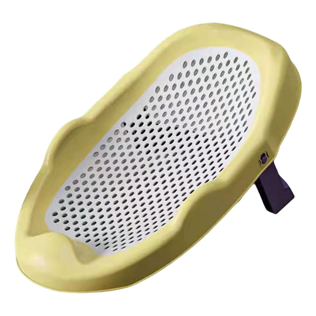 Asiento de baño infantil antideslizante universal ajustable para bebés de 0 meses Zulema Amarillo