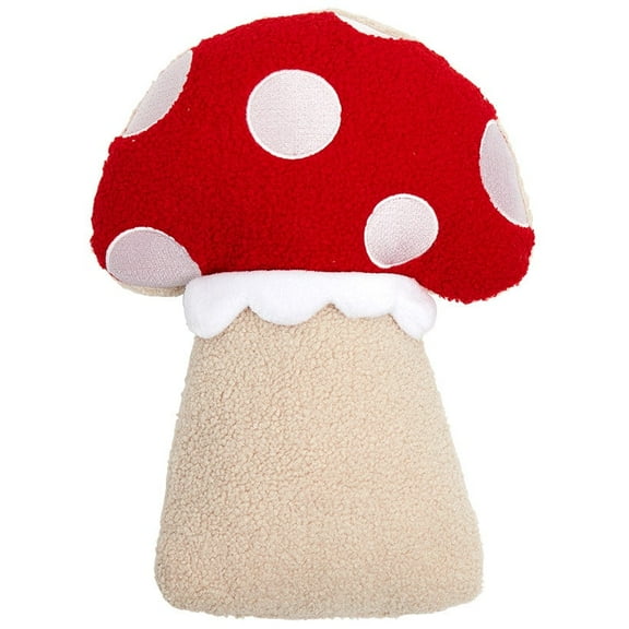 Harvest-Shaped Accent Pillows - Mushroom