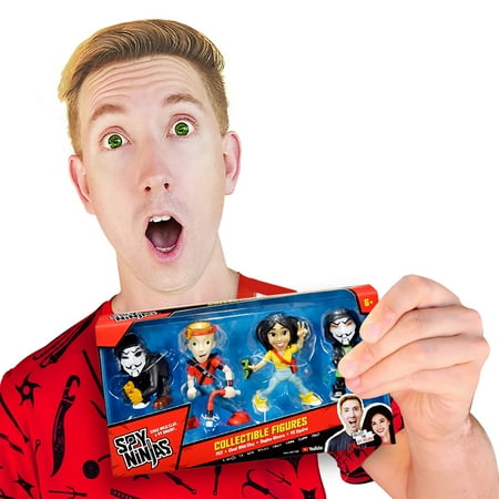 Spy Ninjas Action Figure Set, 4 Pieces