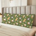 thumbnail image 2 of Balery Shiba Inu Dog And Flower Funda Protectora para Almohada Corporal de Algodón Hipoalergénico con Cierre(55 x 21 pulgadas), Almohadas No Incluidas, 2 of 7