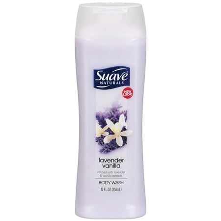 Suave Naturals 12 Fl. Oz. Lavender & Vanilla Exhale Calming Body Wash