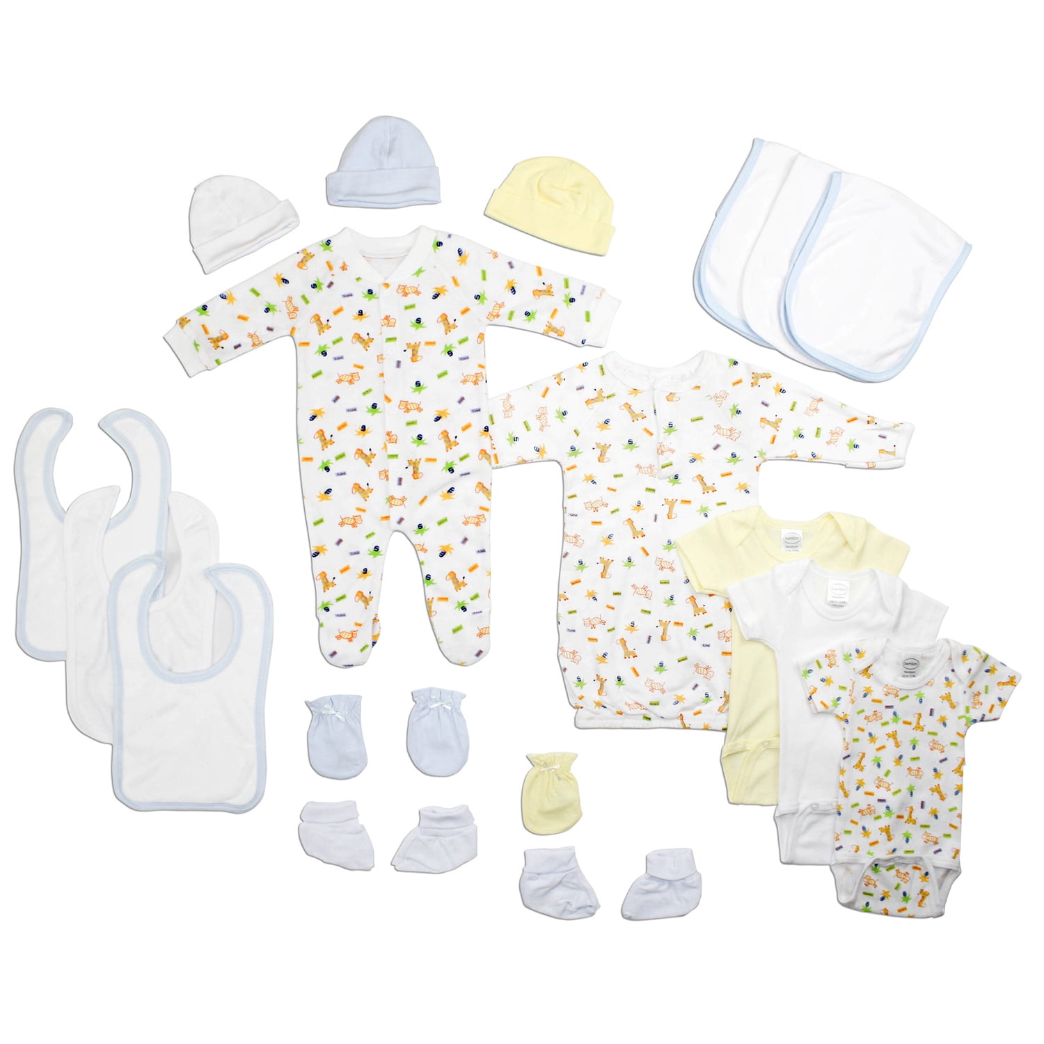 Bambini Layette Newborn Baby Boys 18 Pc Layette Baby Shower Gift Set