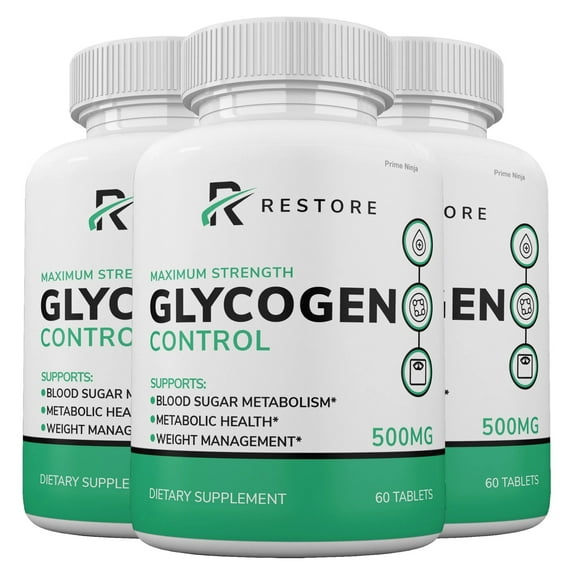 Restore Glycogen Control Blood Flow Support (3 Pack)