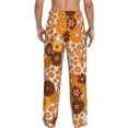 thumbnail image 3 of Disketp Hippie Ditsy Floral Men'S Pajama Pants - Ultra Soft Fleece Sleep And Lounge Pants (Size: S-Xxl), 3 of 9