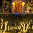 thumbnail image 5 of 2 Pack Solar String Lights, 72ft 200 LED 8 Mode Christmas Fairy Lights for Garden, Yard, Home, Party-blue light, 5 of 5