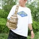 thumbnail image 3 of Bolso de pecho deportivo Camping al aire libre Crossbody Packery Pack Side Cremallera Portátil Pesca Pesca Viajes Teléfono Mochila Bosque Camuflaje Eigraketly OD003510-04, 3 of 7