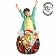 thumbnail image 3 of Cinco de Mayo Storage Toy Bag Chair, Mexican Serape Colorful Stripes Vertical Lines Latino Design Illustration, Stuffed Animal Organizer Washable Bag, Small Size, Multicolor, by Ambesonne, 3 of 3