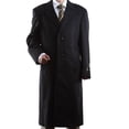 thumbnail image 3 of Prontomoda Men's Single Breasted Luxury Wool Full Length Topcoat - Colors, 3 of 19