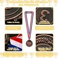 thumbnail image 3 of 15pcs Gold Silver Bronze Metal Children's Sports Medals, 3 of 7