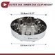 thumbnail image 4 of Tapones Centrales de Rueda Unique Bargains No.68081010AA para Dodge Tonalidad Plateada de Plástico 1 Pc, 4 of 7