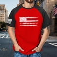 thumbnail image 4 of JLFKNG Mens Shirts Independence Day Style Usa Flag Printed Patriotic Shirts For Men Short Sleeve Crew Neck Breathable Loose Fit Comfy Summer Clothes, 4 of 4