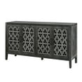 thumbnail image 4 of Tcbosik 59.8" Buffet Sideboard with 4 Doors, Storage Cabinet with Adjustable Shelf, Coffee Bar Cabinet, Console Cabinet for Hallway, Living Room, Antique Black, 4 of 8