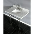 thumbnail image 5 of Kingston Brass Kvpb3630masq Templeton 36" Rectangular Marble Wall Mounted Bathroom Console, 5 of 7