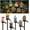 all, variant on Solar Fairy House Garden Stakes Outdoor, 6 Styles Resin Cottage Lights, Waterproof Solar Mushroom House Decor with Auto On/Off LED, Fairy Garden Decorations for Pathway Lawn Patio Flower Bed Yard