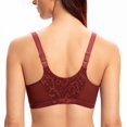 thumbnail image 3 of CHUANK Soutien-Gorge à Armatures en Dentelle Extensible à Fermeture devant pour Femmes Noir 34B, 3 of 6