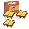 3 pc FRAM CA10233 Extra Guard Air Filters for 042-1757 28113-3F900 33-2390 FPCA10262 PA-5642 SA10721 WAF4037 Intake Inlet Manifold Fuel Delivery Filters Fits select: 2007-2008 HONDA FIT