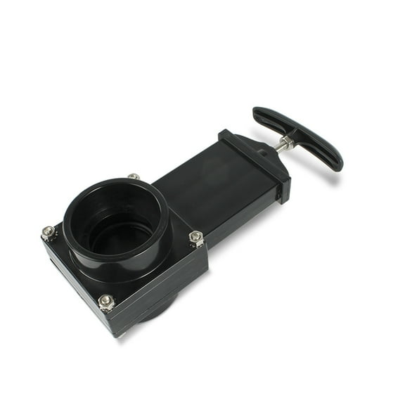 RV Knife Water Gate Valve Flow Van Sewer Hose Plastic 50mm Exterior Home Accessories Caravan Drain ,Easy to Install