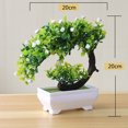 thumbnail image 4 of Artificial Plant Bonsai for Home Dining-table Office Decoration Orange flower, 4 of 8
