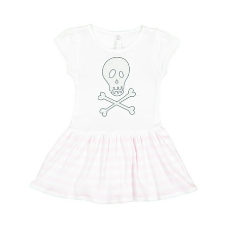 

Inktastic Skull and crossbones Gift Toddler Girl Dress
