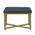 thumbnail image 5 of HomePop Decorative Velvet Tufted Ottoman, Multiple Colors, 5 of 11