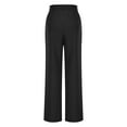 thumbnail image 7 of ABATAB Dress Pants for Women Business Casual Work Pants High Waist Stretchy Palazzo Trousers Pull on Office Slacks Bottoms, 7 of 7