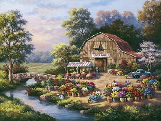 Flower Market Canva