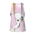 thumbnail image 6 of Sigee Aerial Yoga for Unicorn for Men's Workout Tank Top, Athletic Gym Sleeveless Shirt - Quick Dry, Lightweight, Breathable Small, 6 of 9