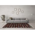thumbnail image 3 of Ahgly Company Indoor Square Abstract Light Blue Modern Area Rugs, 3' Square, 3 of 4