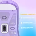 thumbnail image 4 of Mouse Gamer ATTACK SHARK X3 Inalámbrico 26K DPI Morado, 4 of 9